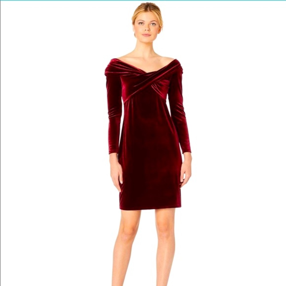 Vince Camuto velvet dress